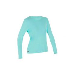 Koszulka UV długi rękaw WATER T SHIRT damska. Zielone bluzki damskie OLAIAN, m, bez wzorów, z materiału, sportowe, bez kołnierzyka, bez ramiączek. W wyprzedaży za 19.99 zł.