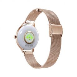 Smartwatch Kumi K3 złoty. Żółte smartbandy Kumi, bez wzorów. Za 256.99 zł.