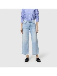 MAC Dżinsy - Dream Wide Kobiety niebieski, 34. Niebieskie jeansy damskie MAC, bez wzorów, z denimu. Za 499.95 zł.