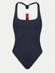 Tommy Hilfiger Strój kąpielowy UW0UW05299 Granatowy. Niebieskie stroje kąpielowe damskie Tommy Hilfiger, xs, bez wzorów, z syntetyku. Za 399.99 zł.