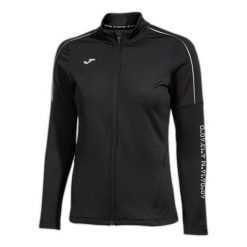 Bluza do biegania damska Joma R-City Full Zip. Czarne bluzy damskie Joma, xl, bez wzorów, sportowe, bez ramiączek, bez kaptura. Za 179.99 zł.