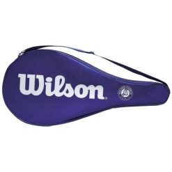 Torba sportowa unisex Wilson Cover Performance Racquet Bag pojemność 10 L. Niebieskie torby sportowe męskie Wilson, bez wzorów. Za 49.50 zł.