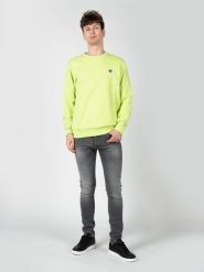 Diesel Bluza "S-Girk" | A00329-RHATY-5IS | Mężczyzna | Zielony. Zielone bluzy męskie Diesel, m, z aplikacjami, z bawełny, eleganckie, bez ramiączek, bez kaptura. W wyprzedaży za 249.00 zł.
