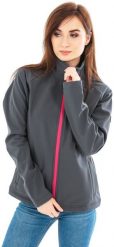 Hi-Tec Kurtka damska Lady Lucari Moon Grey/Bright Pink r. S. Różowe kurtki sportowe damskie Hi-tec, s, bez wzorów, bez ramiączek, bez kaptura. Za 69.79 zł.