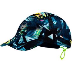Czapka z daszkiem BUFF PACK RUN CAP IPE NAVY. Niebieskie czapki damskie Buff, bez wzorów, sportowe. W wyprzedaży za 118.93 zł.