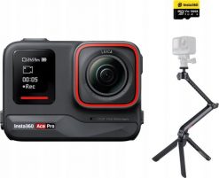 Kamera Insta360 Ace Pro Creator Bundle czarna. Kamery sportowe INSTA360. Za 2,499.00 zł.