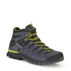 Buty trekkingowe męskie Aku Alterra Gore-tex. Czarne trekkingi męskie Aku, z gore-texu, bez zapięcia. Za 399.00 zł.