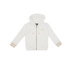 Bluza miękka z bawełna z kaptur na co dzień. Białe bluzy damskie LEONE 1947 APPAREL, bez wzorów, z bawełny, bez kaptura, na fitness i siłownię. W wyprzedaży za 122.09 zł.