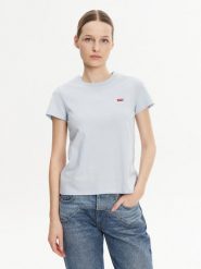 Levi's® T-Shirt Perfect 39185-0361 Błękitny Regular Fit. Niebieskie t-shirty damskie s, bez wzorów, z bawełny, bez kołnierzyka, bez ramiączek. Za 79.99 zł.