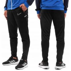 Spodnie Dresowe Męskie Nike Dri-Fit Academy 25 Sportowe Dresy Czarne. Czarne spodnie sportowe męskie Nike, m, bez wzorów, z dresówki, na fitness i siłownię, dri-fit (nike). Za 141.99 zł.