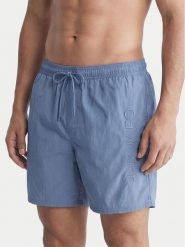Calvin Klein Swimwear Szorty kąpielowe LV00N61029 Niebieski Regular Fit. Niebieskie kąpielówki męskie Calvin Klein Swimwear, m, bez wzorów, z syntetyku. Za 234.99 zł.