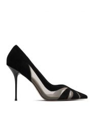 Eva Minge Szpilki EO-YARA-LT2019-7 Czarny. Czarne szpilki damskie Eva Minge, bez wzorów, z materiału, bez obcasa, na szpilce, bez zapięcia. Za 429.99 zł.