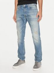 Replay Jeansy M1008P.000.727744R Niebieski Slim Fit. Niebieskie jeansy męskie Replay, z bawełny. Za 369.99 zł.