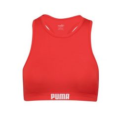 Góra od bikini Puma, racerback, czerwonym. Czerwone stroje kąpielowe damskie Puma, s, bez wzorów. Za 173.99 zł.