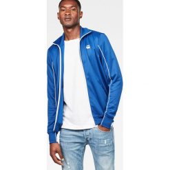 G-Star Raw - Bluza. Niebieskie bluzy męskie G-Star Raw, m, bez wzorów, z bawełny, bez ramiączek, bez kaptura. W wyprzedaży za 349.90 zł.
