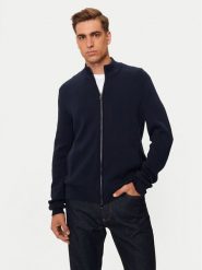 Michael Kors Sweter CH360AG469 Granatowy Regular Fit. Niebieskie swetry męskie Michael Kors, m, bez wzorów, z bawełny, bez kołnierzyka, bez ramiączek. Za 509.99 zł.