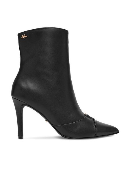 MEXX Botki EO-CD24-204H-4 Czarny. Czarne botki damskie Mexx, bez wzorów, bez obcasa, na szpilce, bez zapięcia. Za 449.99 zł.