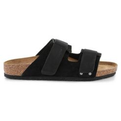 Sandały Birkenstock Milano Bs 1024997 czarne. Czarne sandały męskie na lato, bez wzorów, z materiału, bez zapięcia. Za 808.38 zł.