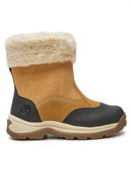 Timberland Śniegowce Ledge Pullon WP TB1A2KUF2311 Brązowy. Brązowe śniegowce damskie Timberland, ze skóry, bez zapięcia. Za 749.99 zł.