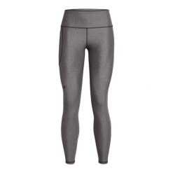 Długie legginsy damskie z wysokim stanem Under Armour HeatGear®. Szare legginsy damskie Under Armour, bez wzorów, z materiału. Za 265.45 zł.