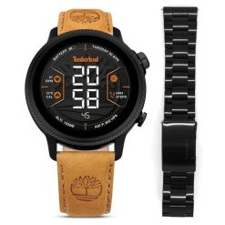 Zegarek Męski TIMBERLAND TRAIL FORCE. Czarne zegarki męskie Timberland, bez wzorów. Za 887.90 zł.