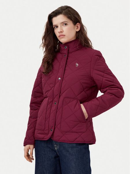 U.S. Polo Assn. Kurtka przejściowa WUP1168 Czerwony Relaxed Fit. Czerwone kurtki damskie U.S. Polo Assn., s, bez wzorów, z syntetyku, bez kaptura. Za 239.99 zł.