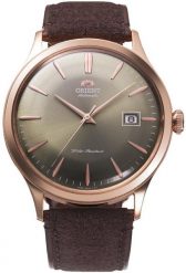 Zegarek Orient Zegarek męski Orient RA-AC0P04Y30B brązowy. Brązowe zegarki męskie Orient, bez wzorów. Za 1,159.00 zł.