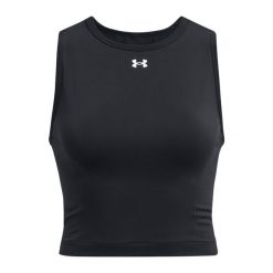 Tank top treningowy damski Under Armour Vanish Seamless. Czarne koszulki sportowe damskie Under Armour, xl, bez wzorów, bez ramiączek. Za 119.99 zł.