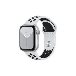 Smartwatch Apple Watch Nike Series 5 40mm Silver Alu Czarno-biały (MX3R2FD/A). Białe krokomierze Apple. Za 1,979.07 zł.