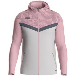 Bluza dresowa z kapturem zapinana na zamek Jako Iconic. Czerwone bluzy damskie Jako, m, bez wzorów, z dresówki, bez ramiączek, z kapturem. Za 386.50 zł.