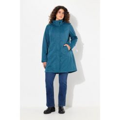 Damskie Kurtka softshell HYPRAR wodoodporna dwukierunkowy zamek odpinany kaptur. Niebieskie kurtki sportowe damskie Ulla Popken, plus size, bez wzorów, z materiału, bez ramiączek, bez kaptura, trekkingowe. Za 633.99 zł.