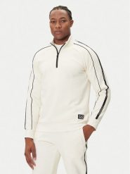EA7 Emporio Armani Bluza 7M000971 AF10377 U1105 Beżowy Regular Fit. Brązowe bluzy męskie EA7 Emporio Armani, m, bez wzorów, z bawełny, bez ramiączek, bez kaptura. Za 419.99 zł.