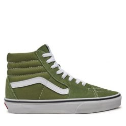 Tenisówki Vans. Zielone trampki męskie Vans, bez wzorów, bez zapięcia, Vans SK8. Za 399.99 zł.