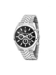 Maserati Zegarek Attrazione R8853151022 Srebrny. Szare zegarki męskie maserati, bez wzorów, srebrne. Za 1,149.00 zł.