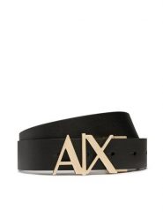 Armani Exchange Pasek Męski 951017 CC505 71820 Czarny. Czarne paski męskie Armani Exchange, ze skóry. Za 204.99 zł.