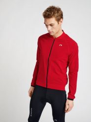 Kurtka Newline Core. Czerwone kurtki męskie Newline, l, bez wzorów, z poliamidu, bez kaptura, na fitness i siłownię. Za 489.50 zł.