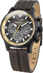 Zegarek męski Vostok Europe VR42-592C763 brązowy. Brązowe zegarki męskie Vostok Europe, bez wzorów. Za 2,556.79 zł.