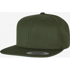 Czapka typu snapback Flexfit Classic. Zielone czapki damskie FLEXFIT, bez wzorów, z wełny, klasyczne. Za 68.15 zł.