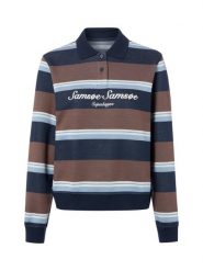 Samsøe Samsøe Bluza Kobiety Bawełna (100%) brązowy, L. Brązowe bluzy damskie Samsøe & Samsøe, l, bez wzorów, z bawełny, bez ramiączek, bez kaptura. Za 749.95 zł.