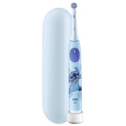 Szczoteczka magnetyczna Oral-B iO 2 Kids 6+ Stitch + Etui niebieski. Niebieskie szczoteczki elektryczne Oral-B. Za 229.00 zł.