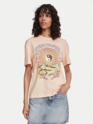 Billabong T-Shirt In The Balance EBJZT00420 Pomarańczowy Regular Fit. Brązowe t-shirty damskie Billabong, m, bez wzorów, z bawełny, bez kołnierzyka, bez ramiączek. Za 139.99 zł.