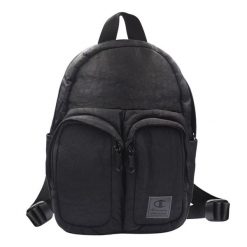 Plecak Logo 6L. Czarne plecaki męskie Champion, bez wzorów, z materiału. Za 187.99 zł.