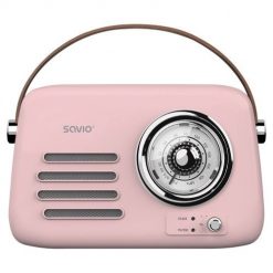 SAVIO RADIO PRZENOŚNE RÓŻOWE RS-03. Czerwone radia Savio. Za 76.99 zł.