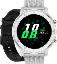 Smartwatch Pacific 17-3 Srebrny (15556). Szare zegarki smartwatch Pacific, bez wzorów. Za 36.16 zł.