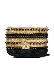 Patrizia Pepe Torebka 8B0337/V050-FB53 Brązowy. Brązowe listonoszki damskie Patrizia Pepe, bez wzorów, z syntetyku, bez dodatków. Za 1,669.00 zł.