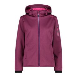 Damska kurtka turystyczna z kapturem CMP. Białe kurtki sportowe damskie CMP, bez wzorów, z softshellu, bez ramiączek, z kapturem, trekkingowe. Za 436.00 zł.