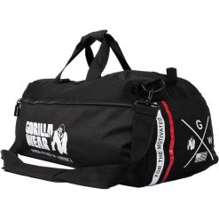 Norris Hybrid Gym Bag/Plecak - Czarny. Czarne plecaki męskie GORILLA WEAR, bez wzorów. Za 340.00 zł.