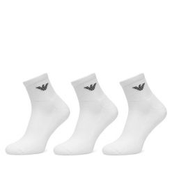 Skarpety krótkie Emporio Armani Underwear. Białe skarpety męskie Emporio Armani Underwear, bez wzorów. Za 129.99 zł.