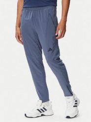 Adidas Spodnie dresowe D4T Workout KS6397 Niebieski Regular Fit. Niebieskie spodnie sportowe męskie Adidas, l, bez wzorów, z dresówki, na fitness i siłownię. Za 279.99 zł.