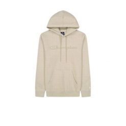 Bluza Champion beżowa 220782-YS084 z kapturem. Brązowe bluzy damskie ЇDLO, s, bez wzorów, z bawełny, klasyczne, bez ramiączek, z kapturem. Za 190.99 zł.